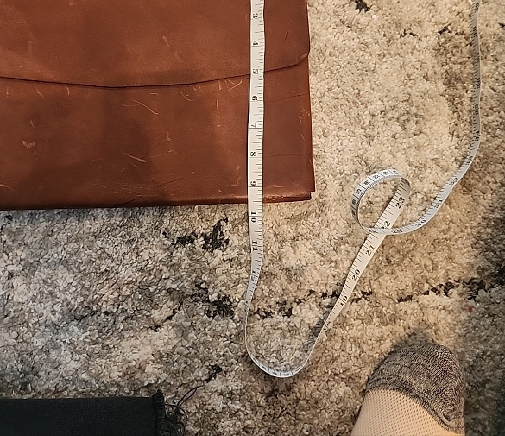 Classic Brown Leather Laptop/tablet Sleeve - Picture 7 of 7